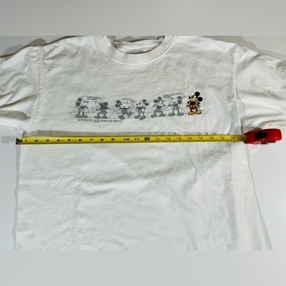 Vintage Y2K limited edition Disney streetwear white tshirt Mickey Mouse sz L - Picture 7 of 10